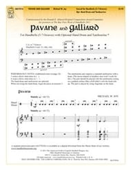 Pavane and Galliard Handbell sheet music cover Thumbnail